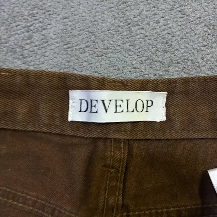 [BUNJANG] Develop Vintage Denim Brown Jeans / Develop Vintage 데님 브라운