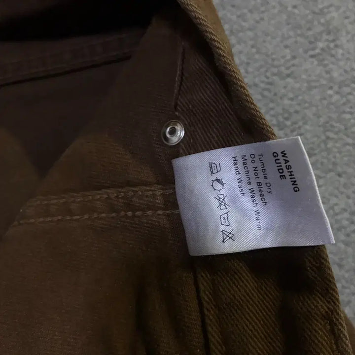 [BUNJANG] Develop Vintage Denim Brown Jeans / Develop Vintage 데님 브라운