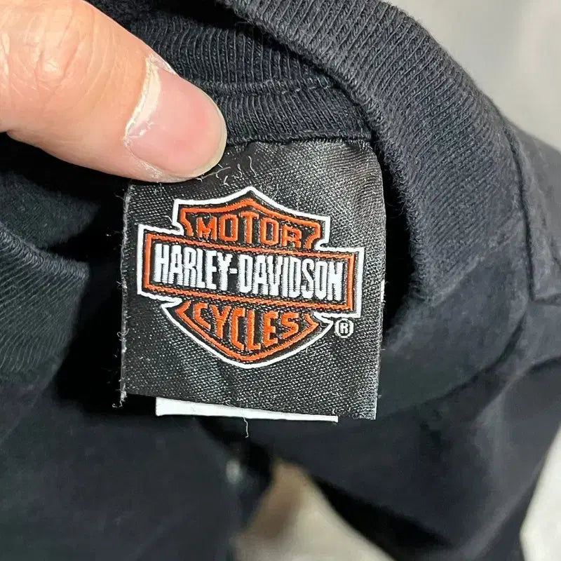 [BUNJANG] Harley-Davidson Printed Short Sleeve T-shirt / USA 할리데이비슨 프린팅 반팔티 y15708