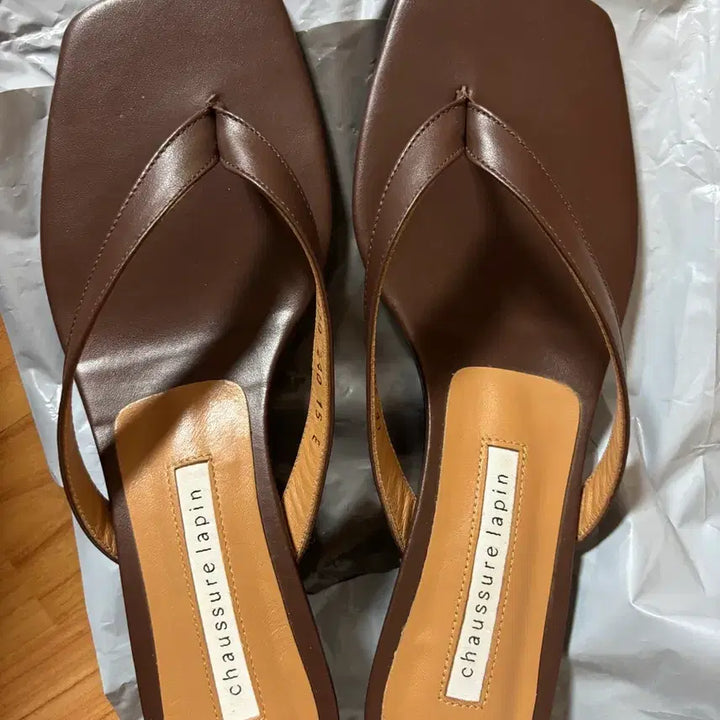 [BUNJANG] Soshurelapin Leather Mules 240mm / 쇼쉬르라팡 쪼리 뮬 240mm