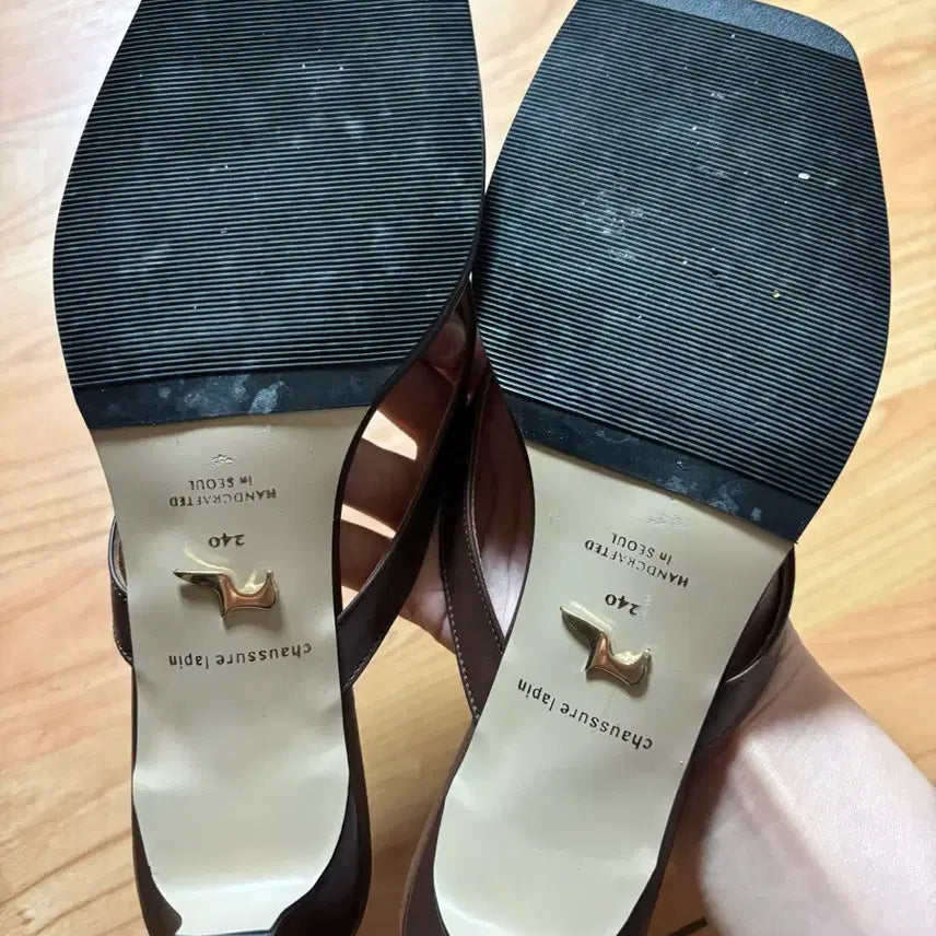 [BUNJANG] Soshurelapin Leather Mules 240mm / 쇼쉬르라팡 쪼리 뮬 240mm