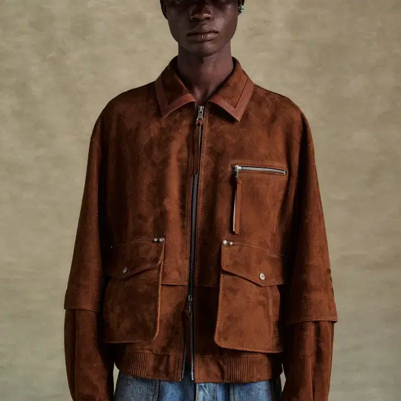 [BUNJANG] Andersson Bell Mikus Suede Jacket / [S] 앤더슨벨 미쿠스 스웨이드 자켓 새상품