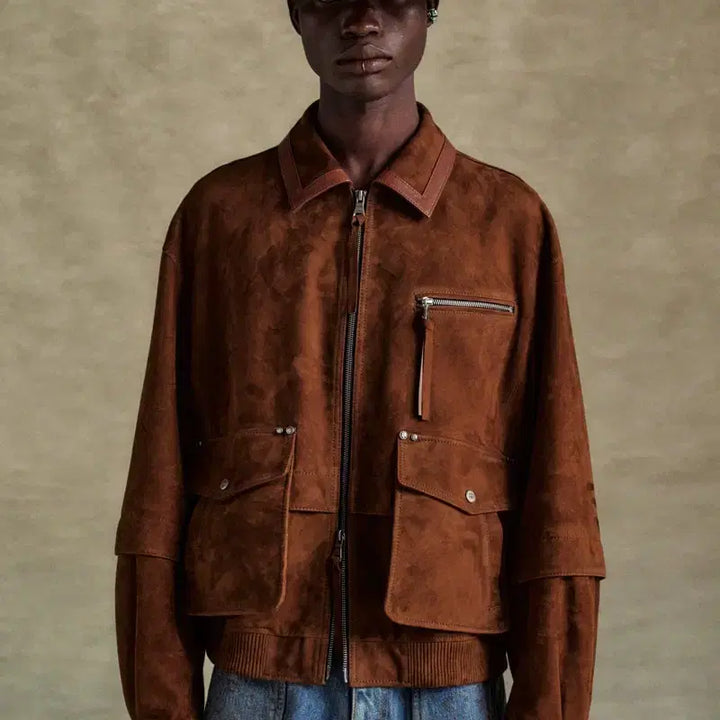 [BUNJANG] Andersson Bell Mikus Suede Jacket / [S] 앤더슨벨 미쿠스 스웨이드 자켓 새상품