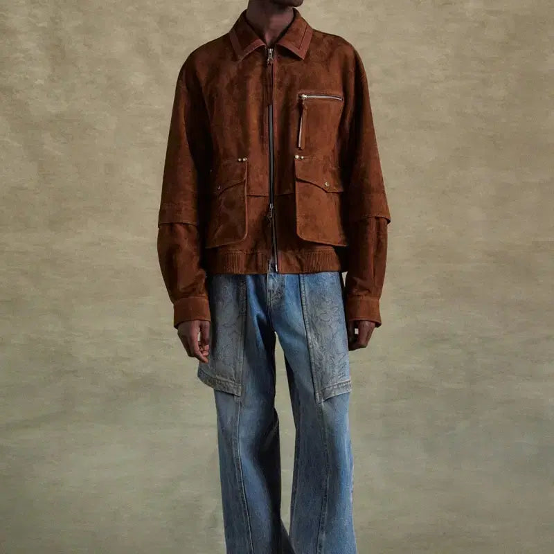 [BUNJANG] Andersson Bell Mikus Suede Jacket / [S] 앤더슨벨 미쿠스 스웨이드 자켓 새상품