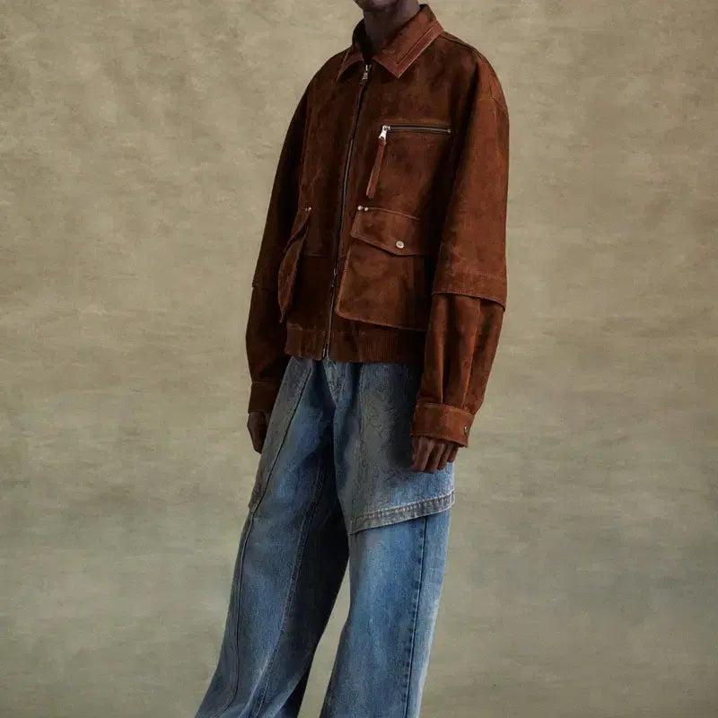 [BUNJANG] Andersson Bell Mikus Suede Jacket / [S] 앤더슨벨 미쿠스 스웨이드 자켓 새상품