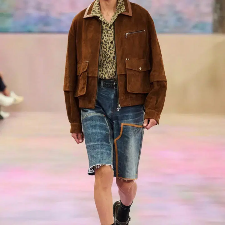 [BUNJANG] Andersson Bell Mikus Suede Jacket / [S] 앤더슨벨 미쿠스 스웨이드 자켓 새상품