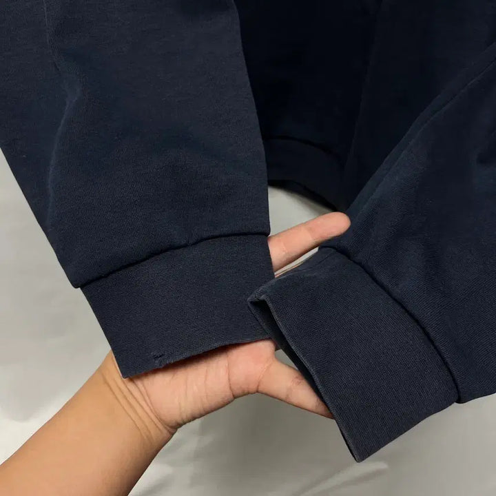 [BUNJANG] Lacoste Navy Men's Sweatshirt / [정품/110] 라코스테 네이비 맨투맨