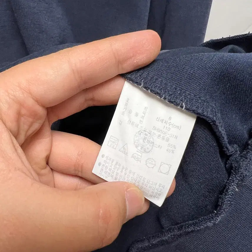 [BUNJANG] Lacoste Navy Men's Sweatshirt / [정품/110] 라코스테 네이비 맨투맨