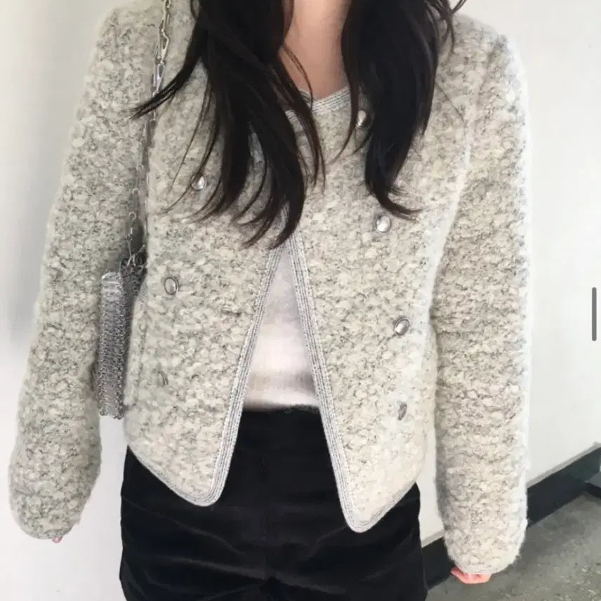 [BUNJANG] Ourcabinet Tweed Jacket / 아워캐비넷 트위드 자켓