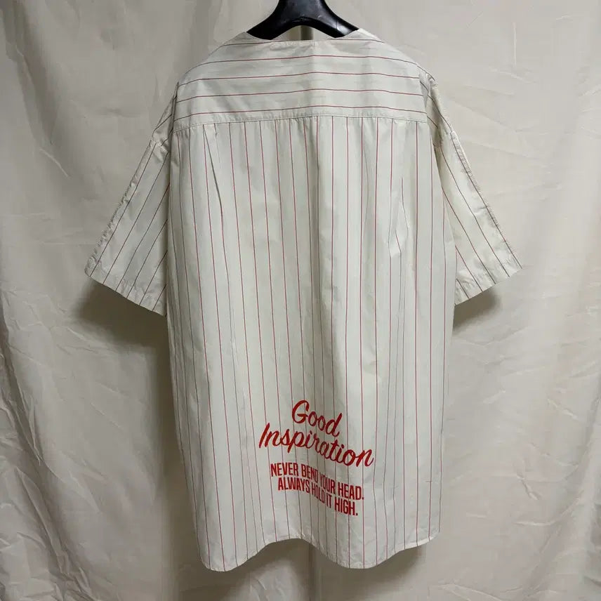 [SOLD OUT] 지유 X 미하라야스히로 레이어드 스트라이프 반팔 티셔츠/화이트, L