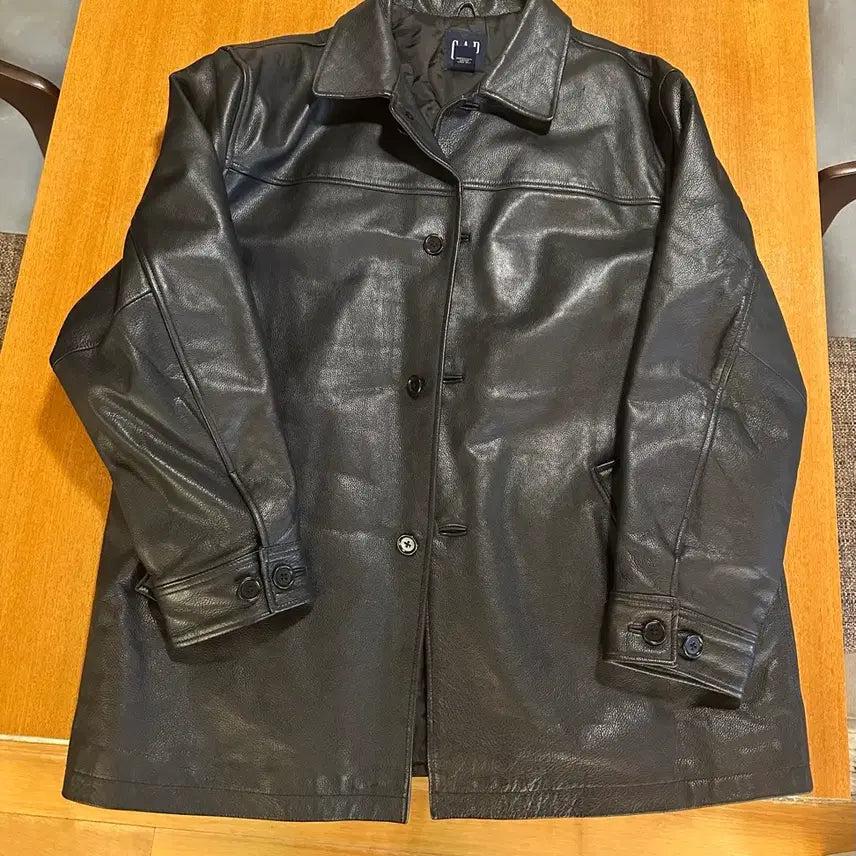 [BUNJANG] Old Gap Leather Car Coat / 올드갭 레더 카코트 gap car coat