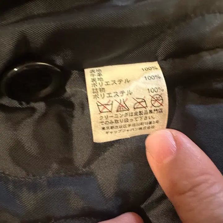 [BUNJANG] Old Gap Leather Car Coat / 올드갭 레더 카코트 gap car coat