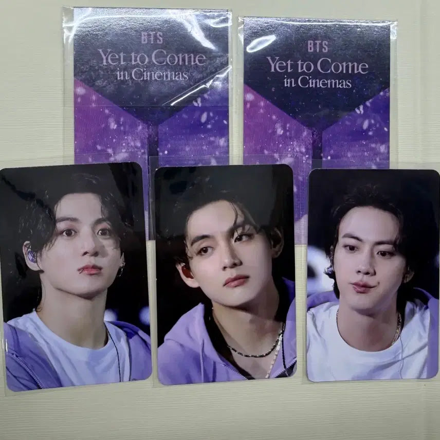 [BUNJANG] BTS Yet to Come in Cinema Photocard Bundle Set / BTS 인 시네마 방탄소년단 옛투컴 진 뷔 정국 포카 (일괄)