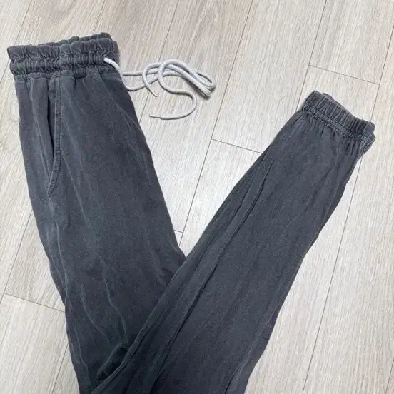 [BUNJANG] Casual Grey Jogger Pants / 조거 밴딩 팬츠