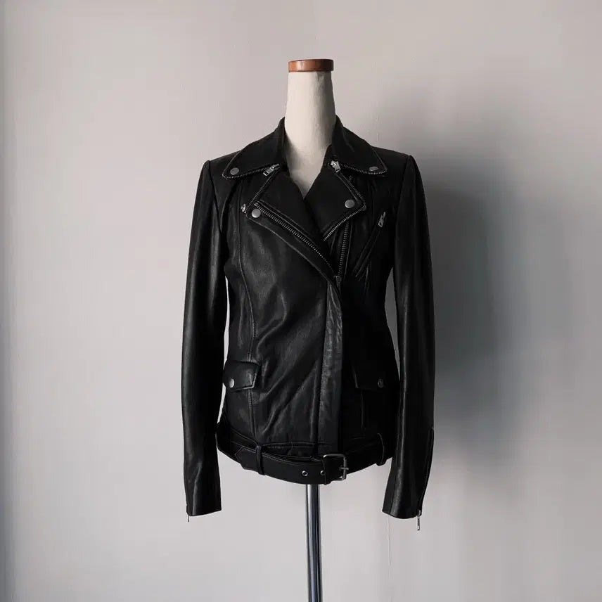 [BUNJANG] Maje Lambskin Leather Jacket / 55 마쥬 양가죽 자켓