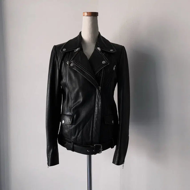 [BUNJANG] Maje Lambskin Leather Jacket / 55 마쥬 양가죽 자켓