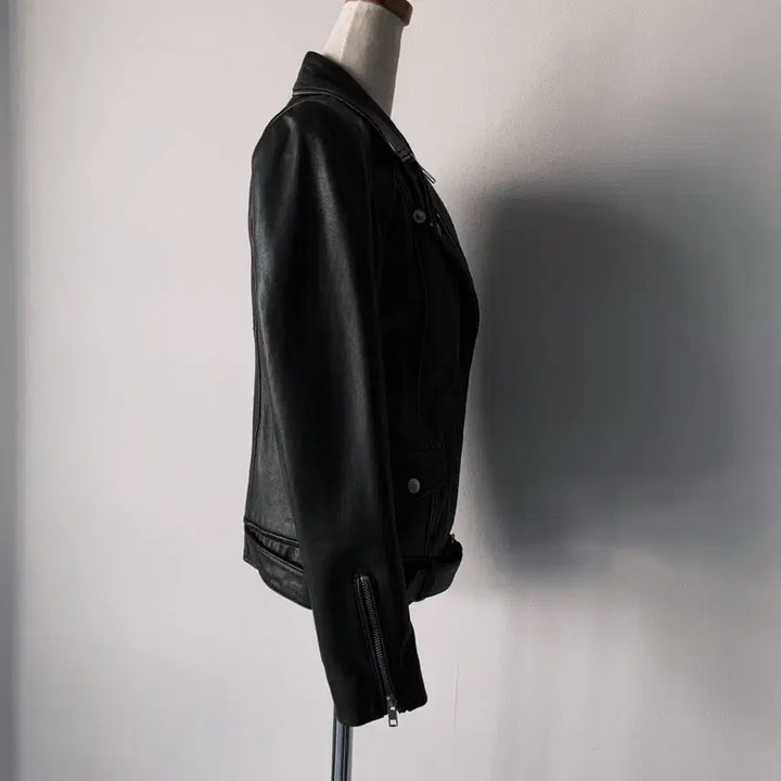 [BUNJANG] Maje Lambskin Leather Jacket / 55 마쥬 양가죽 자켓