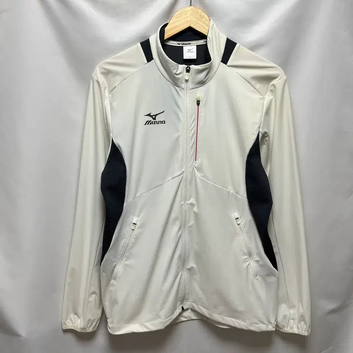 [BUNJANG] Mizuno Functional White Woven Jacket / [정품/L] 미즈노 기능성 화이트 우븐자켓 바람막이