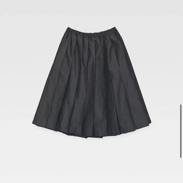 [BUNJANG] AMABE Pleated Denim Skirt - Charcoal / AMABE 아마베 플리츠 데님 스커트 차콜 (새상품)