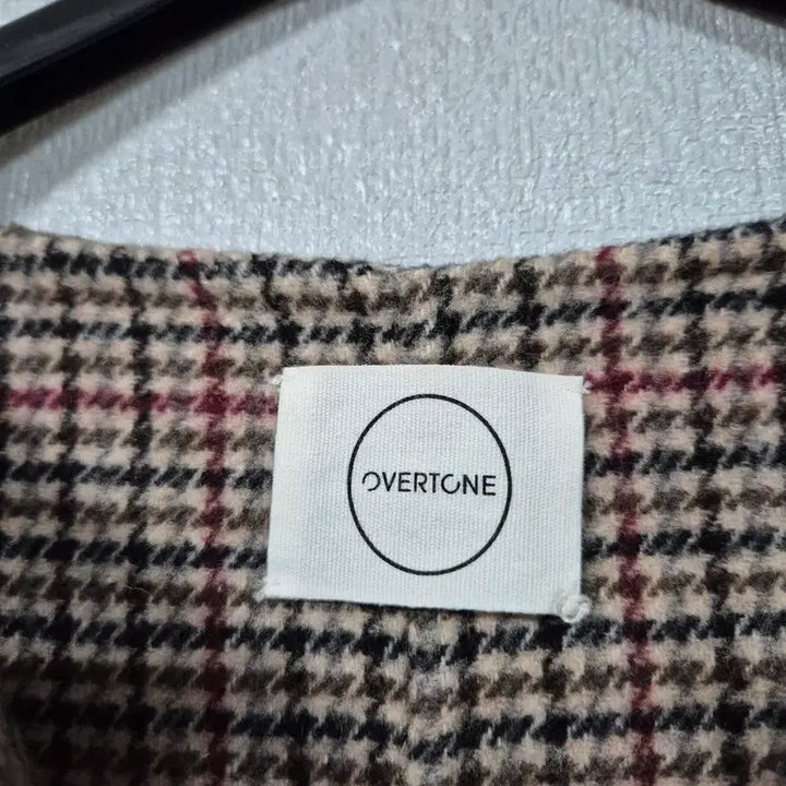 [BUNJANG] OVERTONE Checkered Handmade Long Vest / OVERTONE 잔체크 핸드메이드 롱조끼 66~77