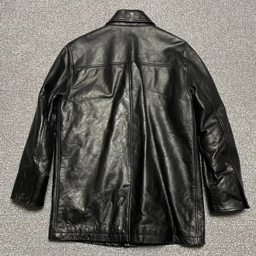 [BUNJANG] Old Navy Leather Car Coat / [m] 올드갭 레더 카코트