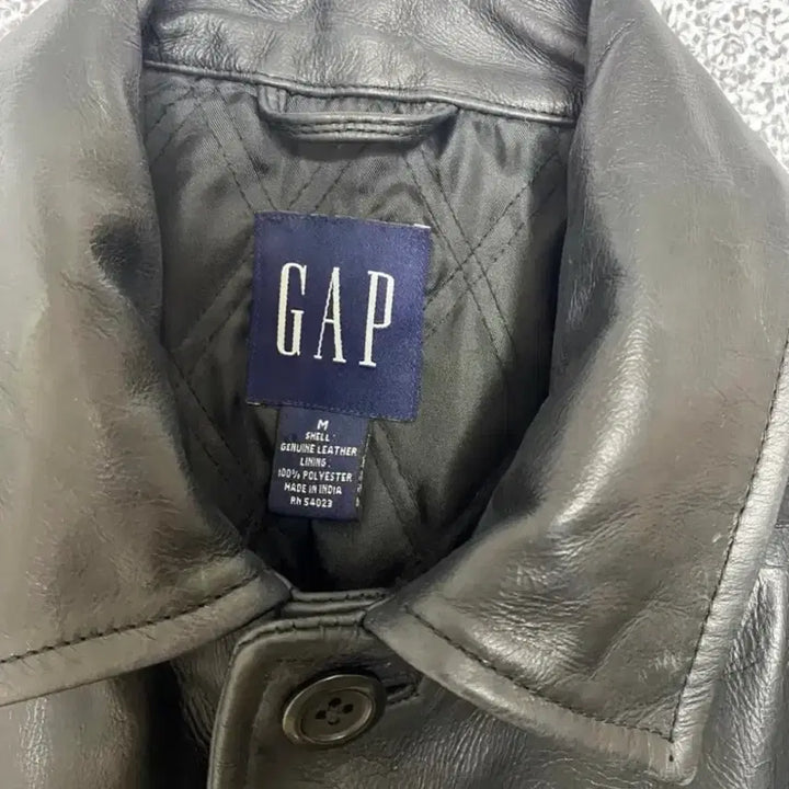 [BUNJANG] Old Navy Leather Car Coat / [m] 올드갭 레더 카코트