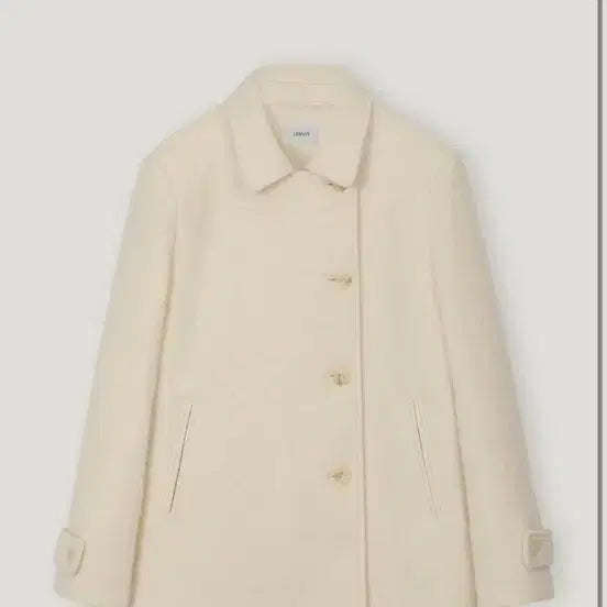 [BUNJANG] Le Vain Ivory White Half Coat / 르베인 하프코트 아이보리 화이트