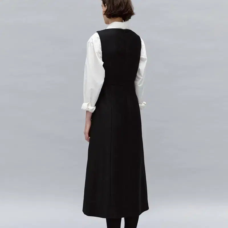 [BUNJANG] AUBEvOIR Wrap Button Dress / 아우브아워 랩 버튼 원피스 판매해요