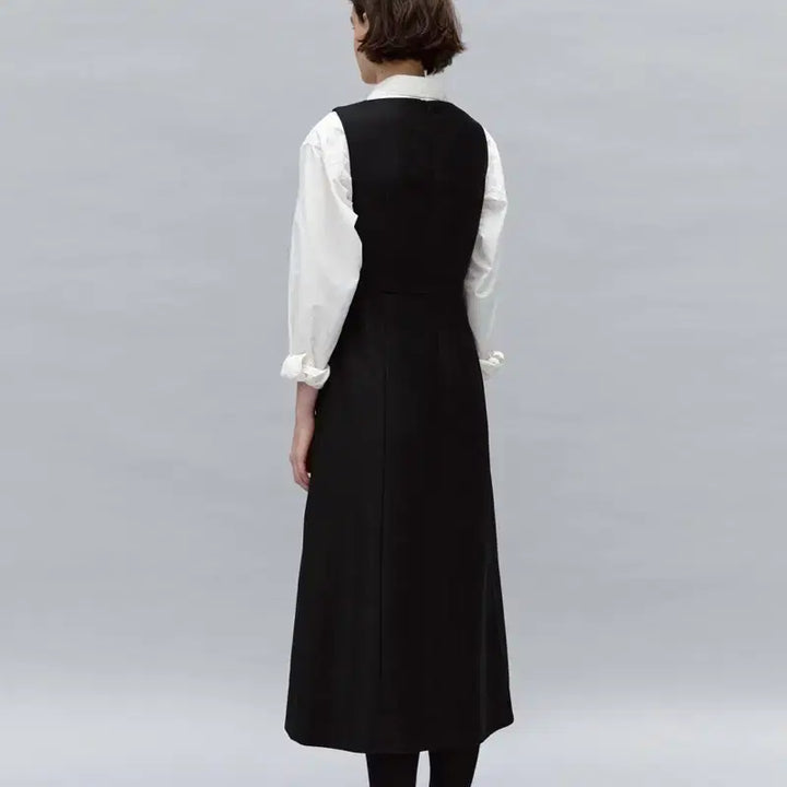 [BUNJANG] AUBEvOIR Wrap Button Dress / 아우브아워 랩 버튼 원피스 판매해요