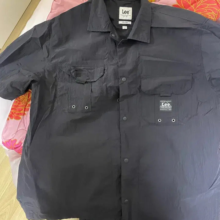 [BUNJANG] Lee Short-Sleeve Windbreaker Shirt / Lee 반팔 셔츠