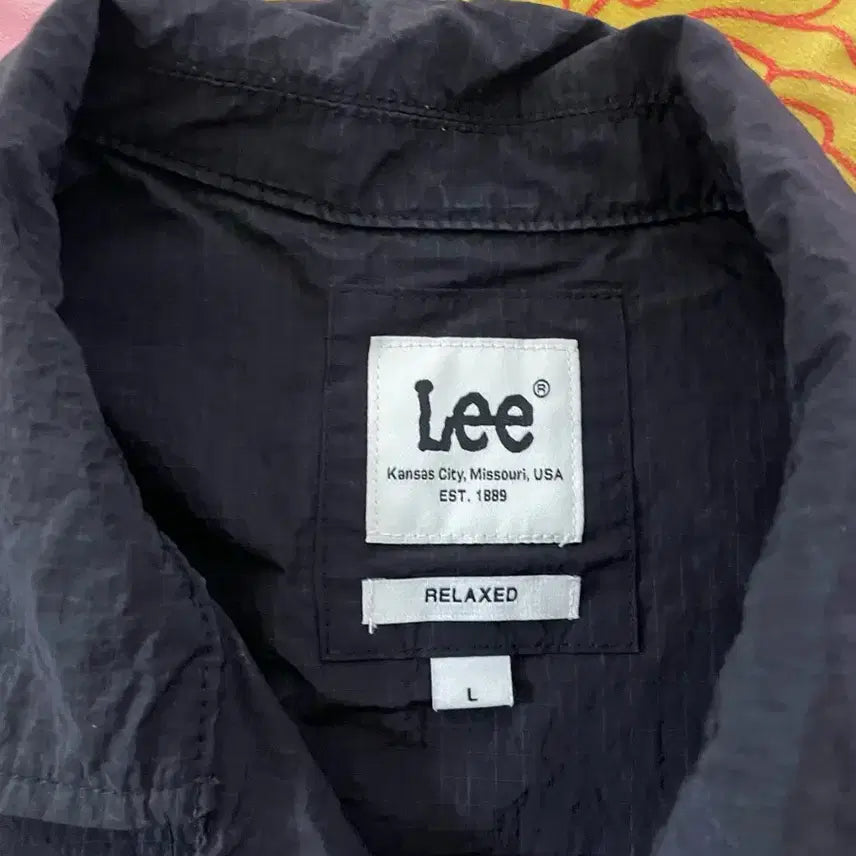 [BUNJANG] Lee Short-Sleeve Windbreaker Shirt / Lee 반팔 셔츠