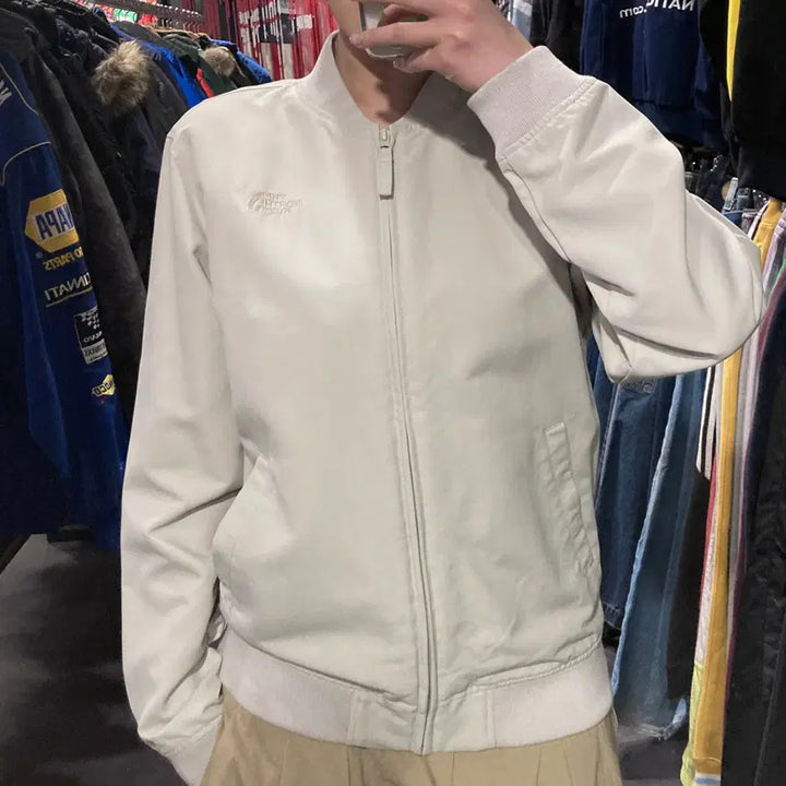 [BUNJANG] North Face Cream Windbreaker Jacket / [IM]  northface 노스페이스 크림 블루종