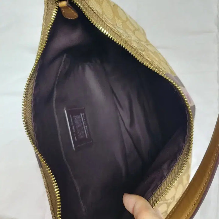 [BUNJANG] Coach Fabric Shoulder Bag / 코치가방 패브릭숄더백