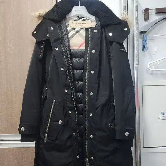 [BUNJANG] Burberry Women's Long Parka Coat / 버버리 여성 롱파카 코트