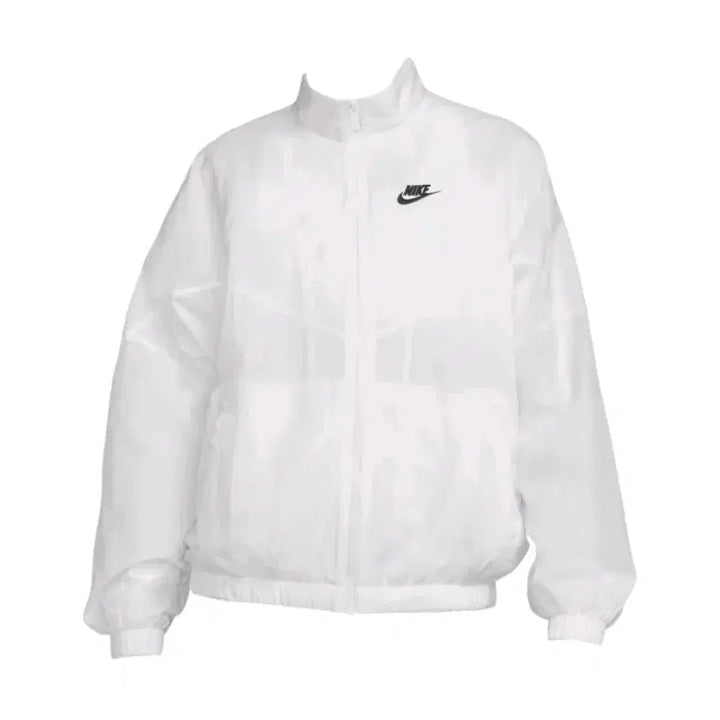 [BUNJANG] Nike NSW Essential Windrunner Woven White Jacket / 나이키 NSW 에센셜 윈드러너 우븐 화이트!새상품급!