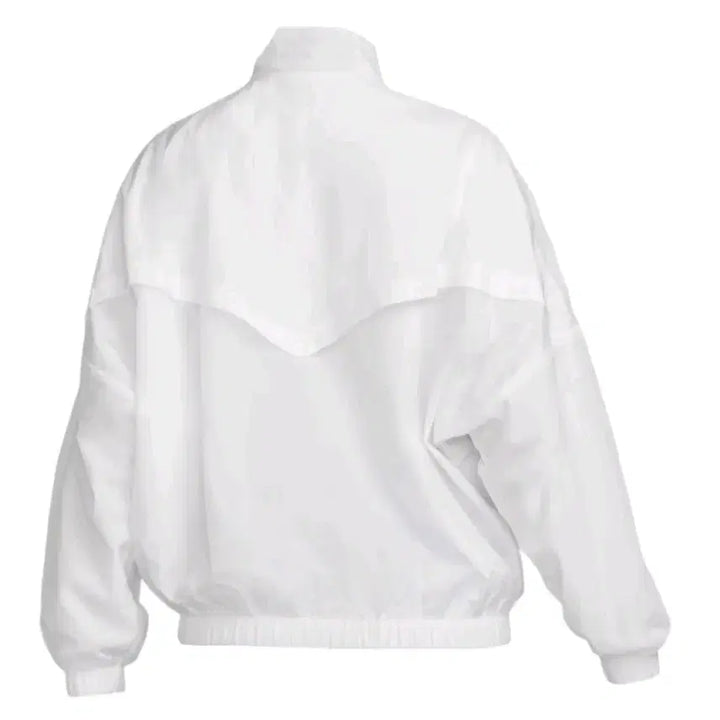 [BUNJANG] Nike NSW Essential Windrunner Woven White Jacket / 나이키 NSW 에센셜 윈드러너 우븐 화이트!새상품급!