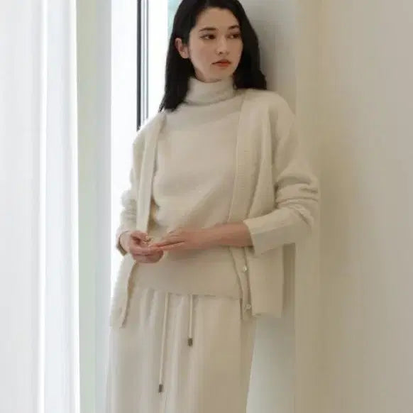 [BUNJANG] Mongttotto Fox Cashmere Knit Cardigan (S) / 몽또또 폭스 캐시미어 니트 가디건 S