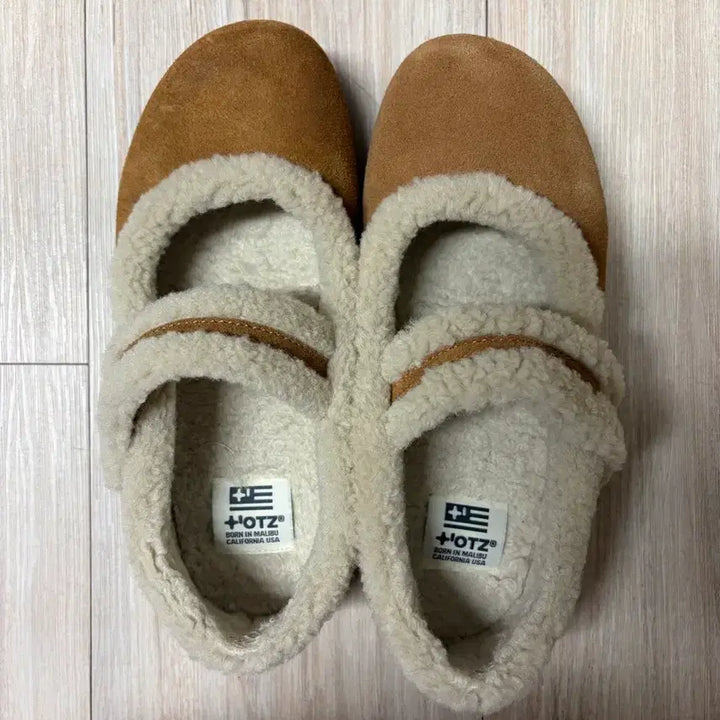 [BUNJANG] OTZ Balloon Fur Mary Jane Camel 240 / 오찌 벌루니 퍼 메리제인 카멜 240