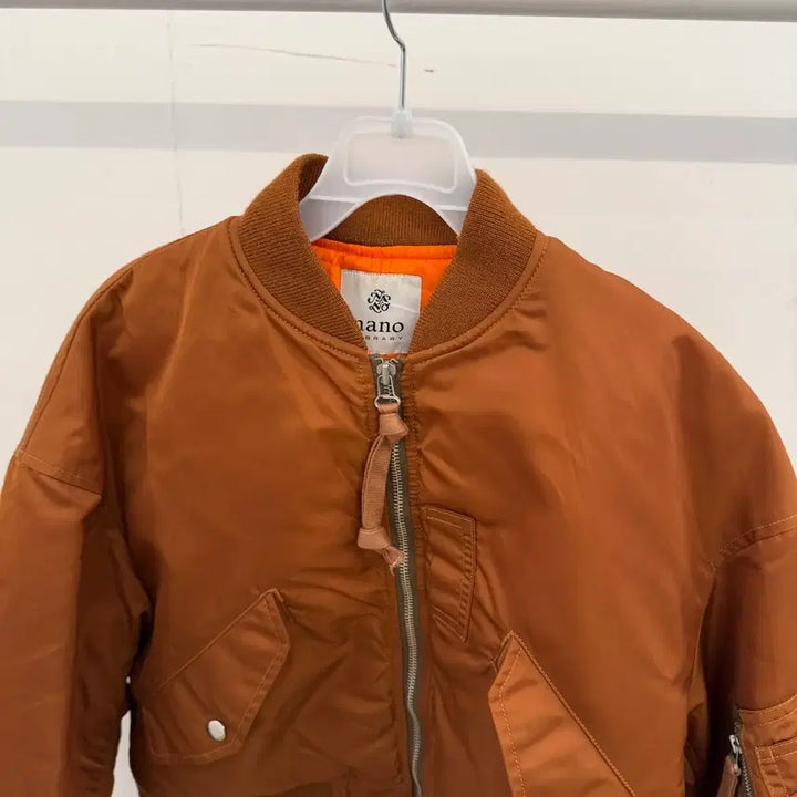 [BUNJANG] Vintage Cropped Flight Bomber Jacket / 빈티지 크롭 플라이트 봄버 자켓