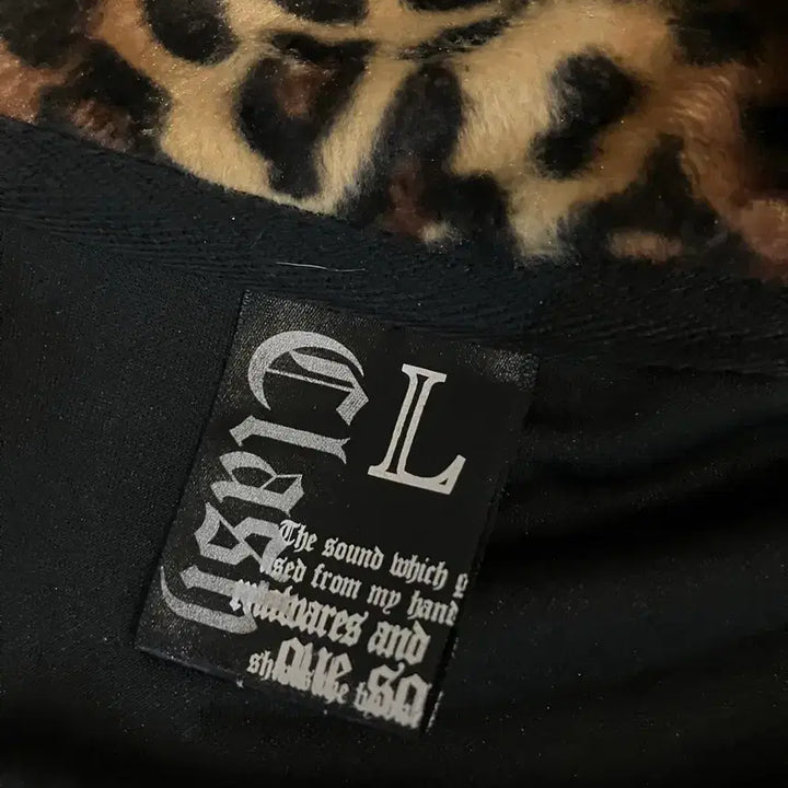 [BUNJANG] Leopard Print Black Jersey / 호피 레오파드 블랙 져지