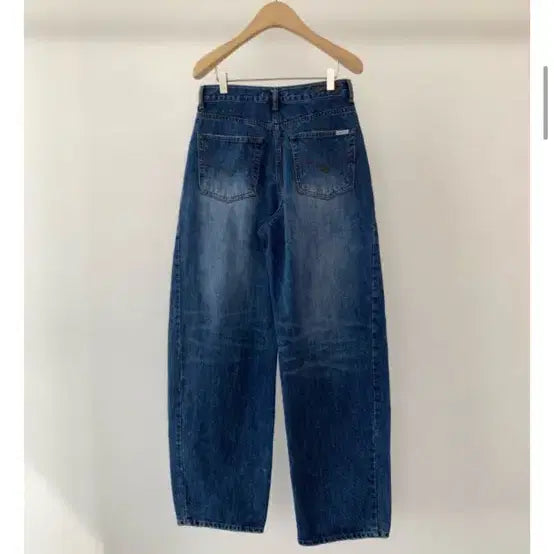 [BUNJANG] Anderson Denim Wide Jeans / 언더슨 데님 청바지 와이드 팬츠 중청