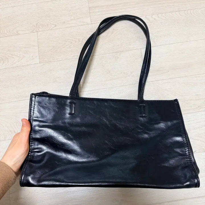 [BUNJANG] Black Square Bag / 검정색 사각 가방