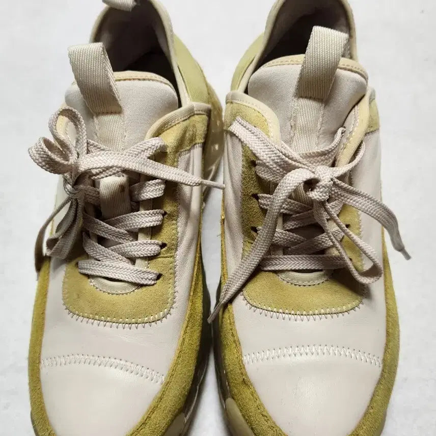 [BUNJANG] Vera Wang Height-Increasing Sneakers (Ivory/Green) / 베라왕 키높이 스니커즈245