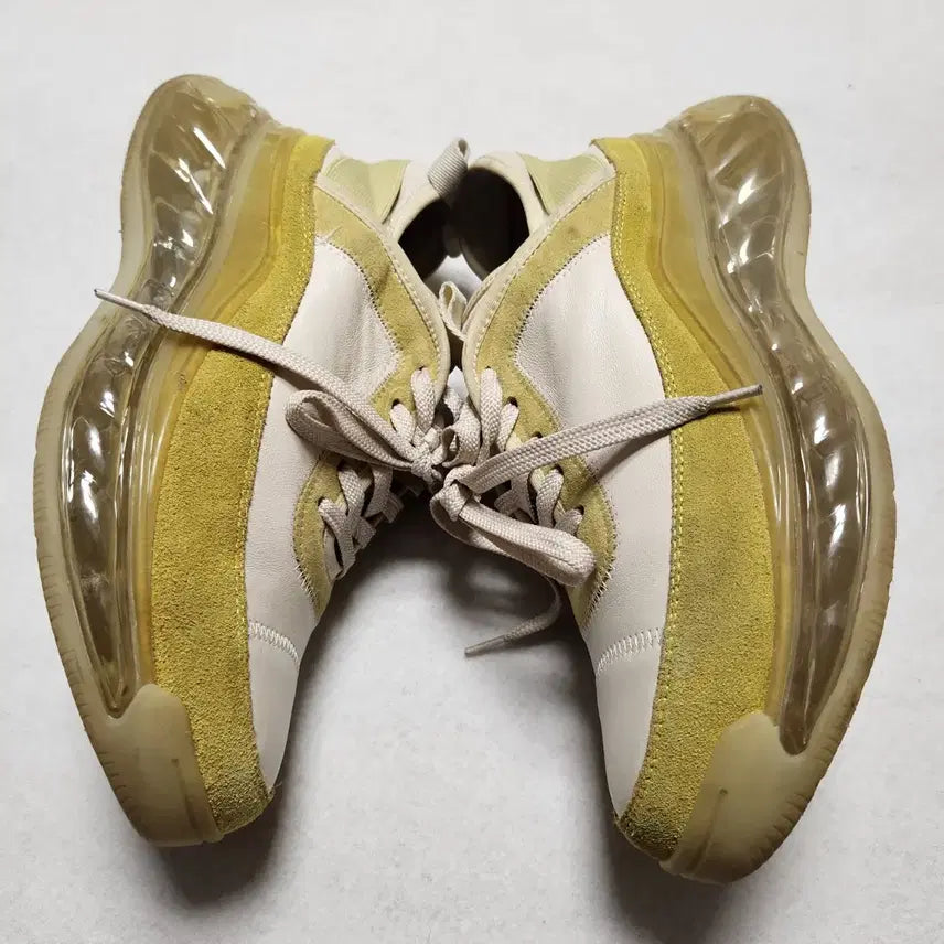 [BUNJANG] Vera Wang Height-Increasing Sneakers (Ivory/Green) / 베라왕 키높이 스니커즈245