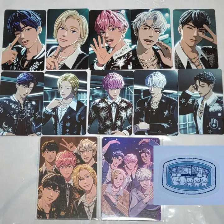 [SOLD OUT] 플레이브 아시아투어 콘서트 포카 스티커 (첫콘 앙콘 예준노아밤비은호하민
