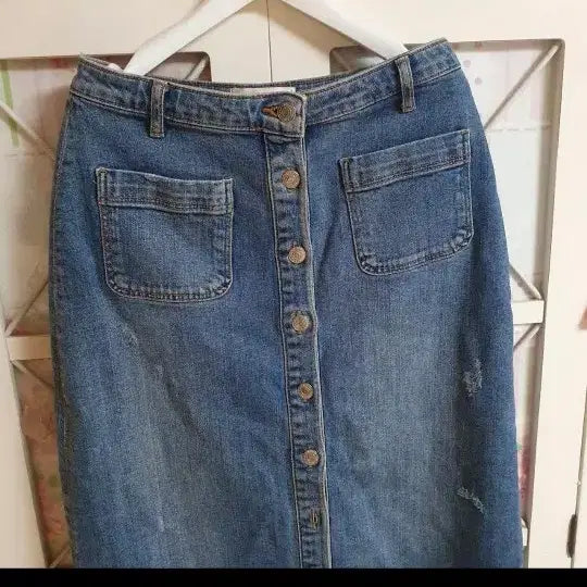 [BUNJANG] ZARA Denim Long Skirt / 자라 데님스커트 롱스커트/27~28