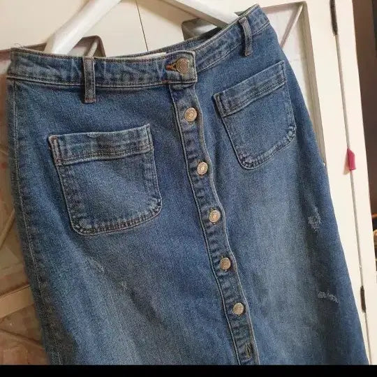 [BUNJANG] ZARA Denim Long Skirt / 자라 데님스커트 롱스커트/27~28