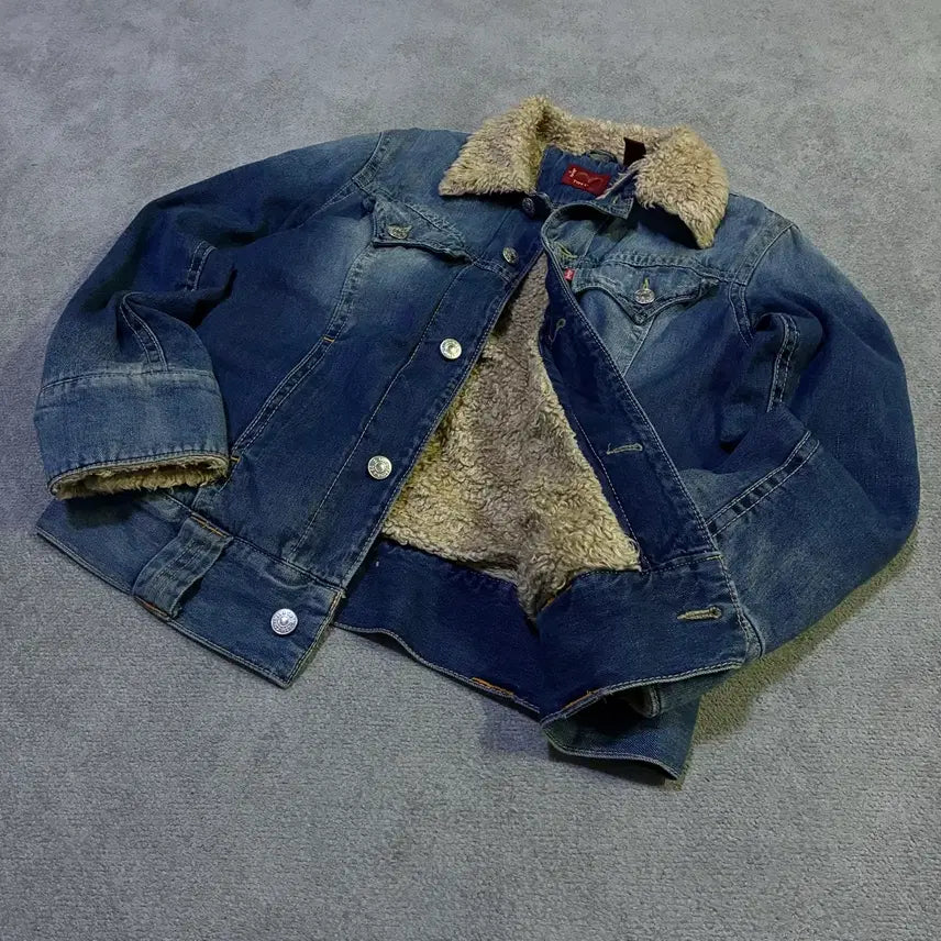 [BUNJANG] Levi's Type 1 Trucker Fur Jacket (M) / 리바이스 타입1 트러커 퍼자켓 m