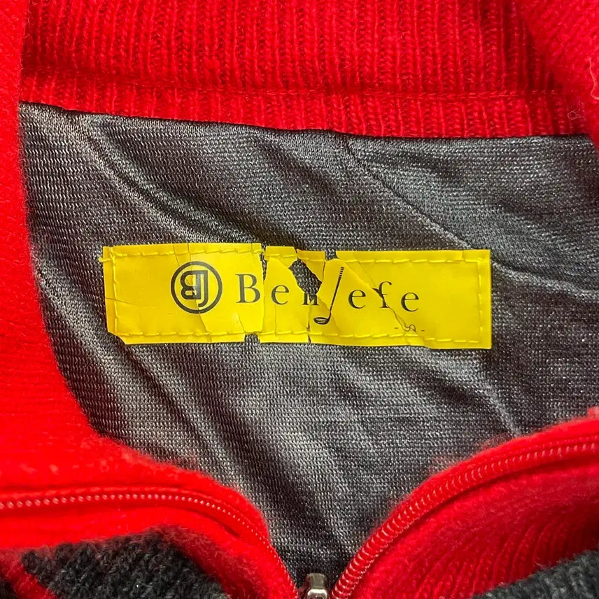 [BUNJANG] Benjefe Golf Knit Half-Zip Up / 90 벤제프 골프 니트 하프 집업 0227S