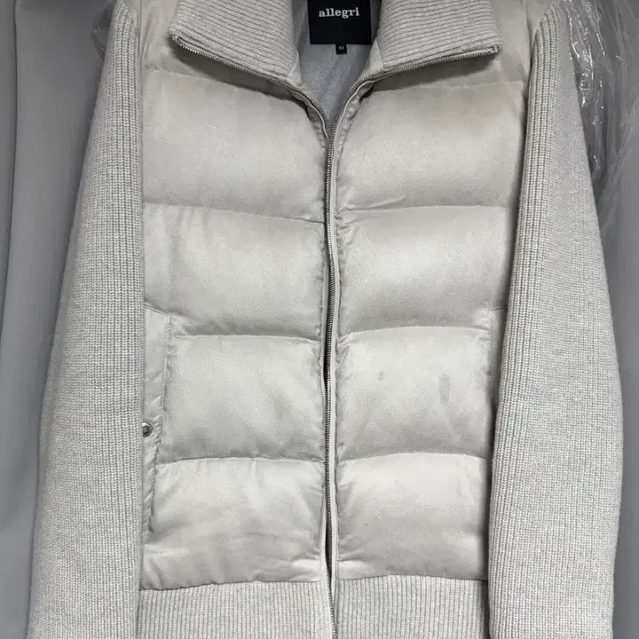 [BUNJANG] Allegri Knit Padded Jacket Gray / 2026 FW 알레그리 니트패딩 그레이 100 L팝니다